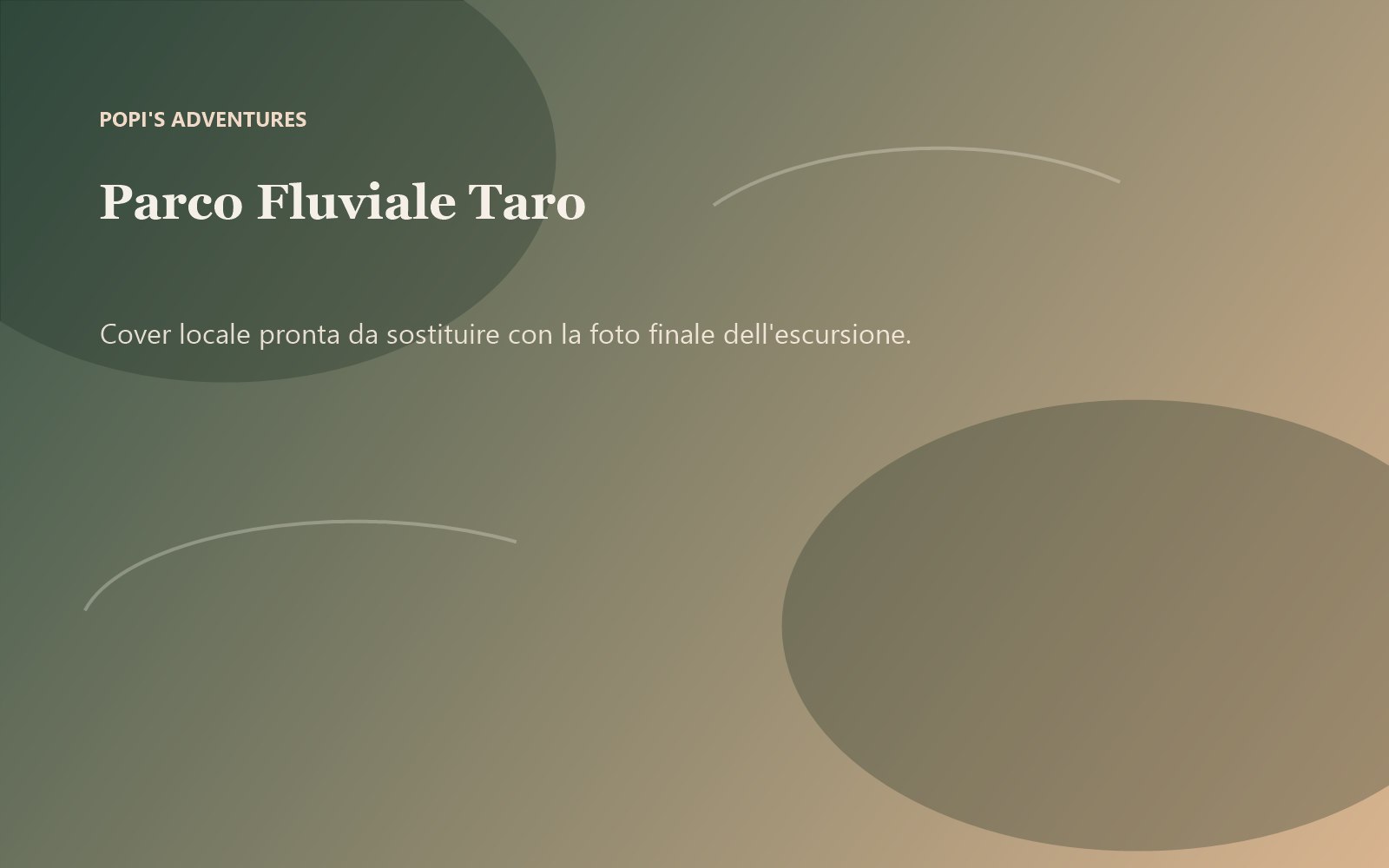 Parco Fluviale Taro - copertina dell'escursione con atmosfera naturale e raccolta.