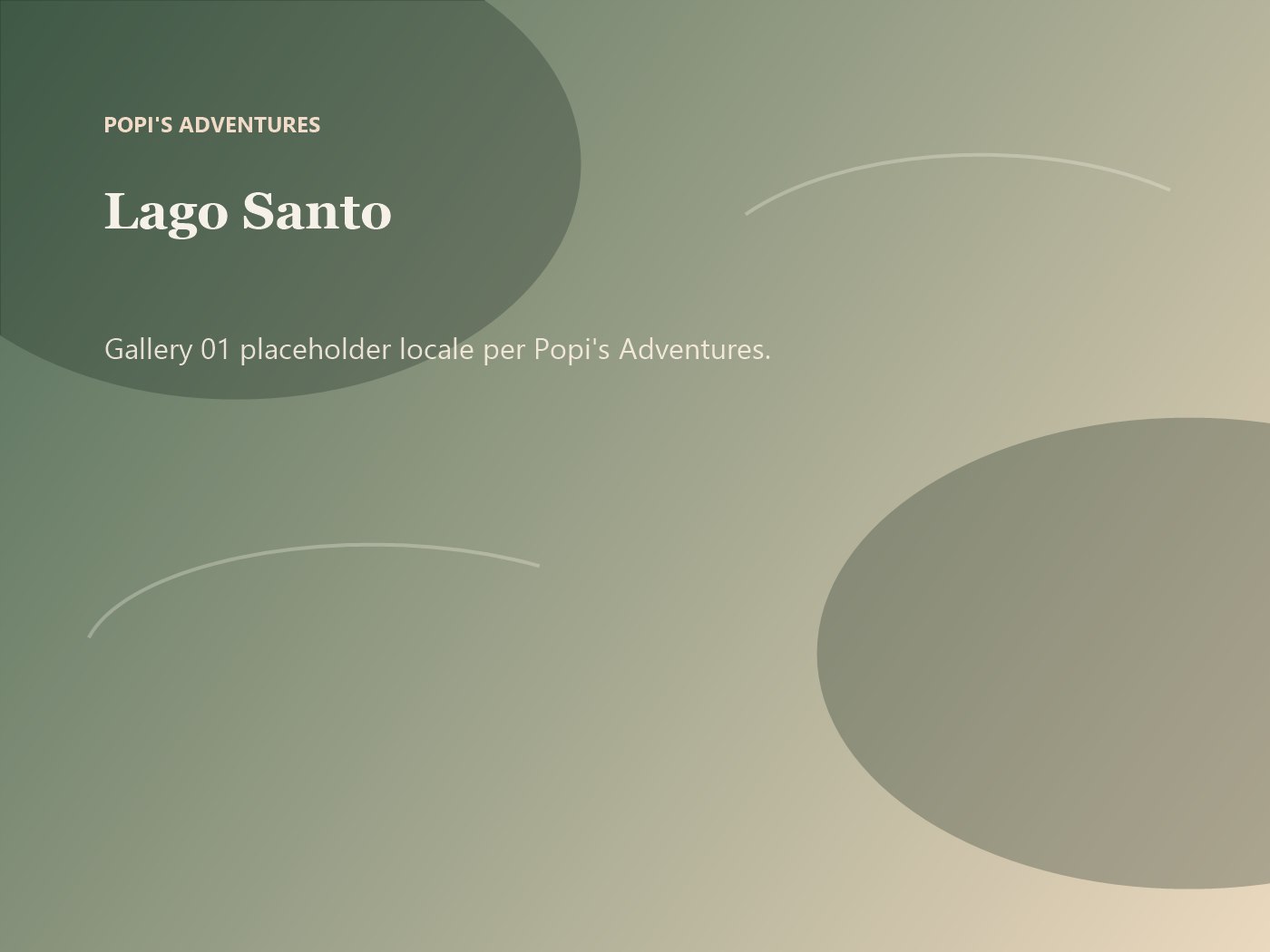 Lago Santo - primo scatto della galleria dell'escursione.